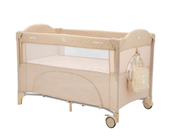 Baby cot 2 levels Milky Way Beige 2023