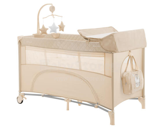 Baby cot 2 levels Nighty Night Beige