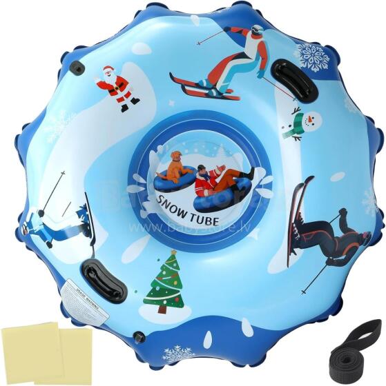 Kids World SnowTube Art.201267 zturīgas piepūšamas sniega caurules ar izturīgiem rokturiem 130cm