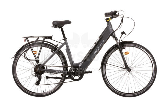 Electric bicycle DENVER EMOTIVE, size 28, grey