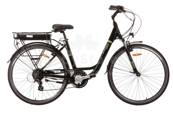 Elektriskais velosipēds ORUS E8000, izmērs 28, melns