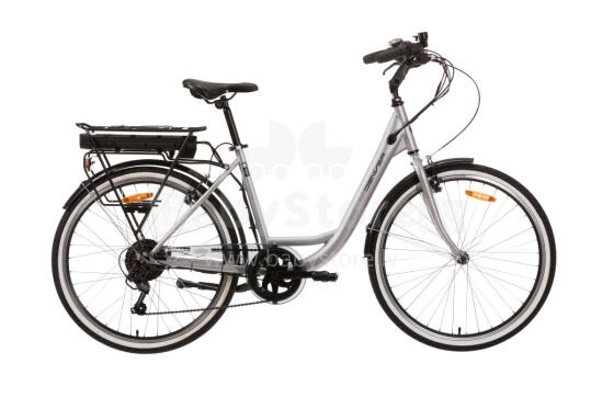 Electric bicycle DENVER E4300, size 26, gray