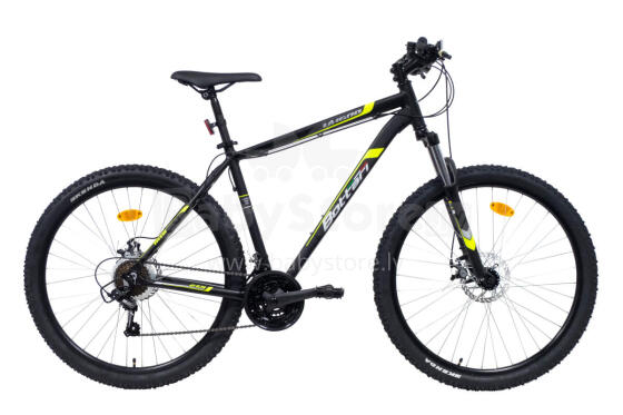 Men's bicycle 27,5'' ''LIVIGNO'', black/yellow