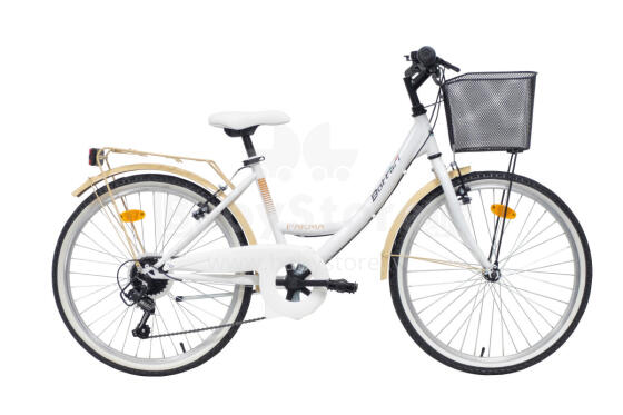 Women's bicycle 24'' ''PARMA'', white/beige