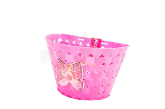 Front basket SWAN, pink