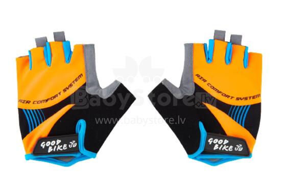 Bicycle gloves FACTOR, adult, size: XL, orange/blue