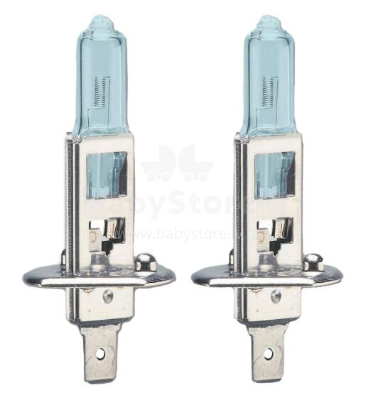 Halogen bulbs H1 SUPERWHITE, 2 pcs