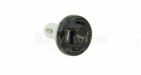 Автомобильное зарядное устройство с 4 портами USB