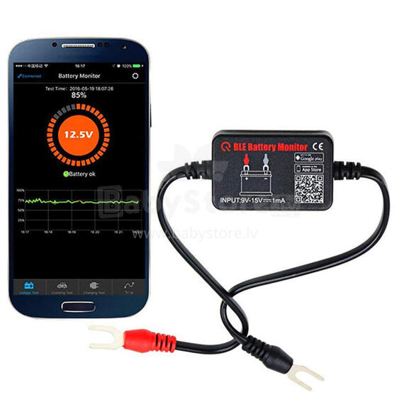 12V Car battery monitor with mobile app CONTROLLER 