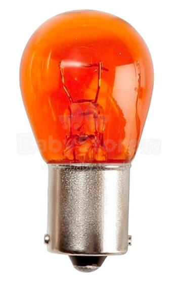 Car bulbs 12V 21W BA15S, orange