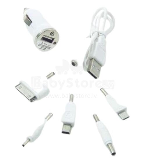 Car phone charger 5 adapters for various models  12V CHARGER-X5