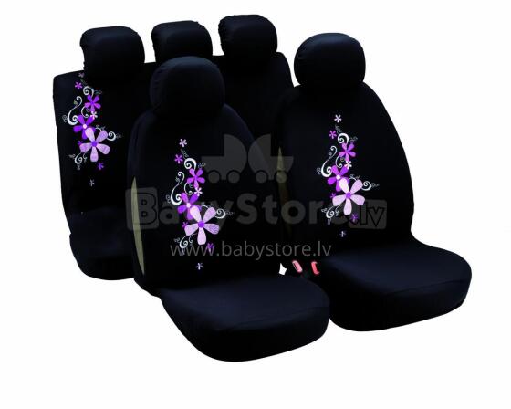 Set of car seat covers MY BOUQUET