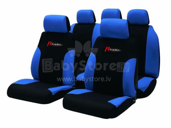 Set of car seat covers PUMA, blue/black