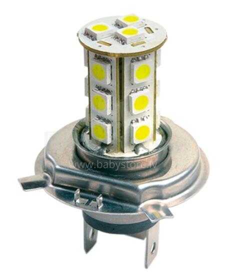 LED bulb, 1 pc, H4 12V 60/55W P43T, 18SMD