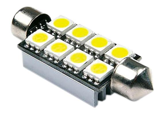 LED bulb, 1 pc., C5W 42mm Festoon/Canbus, 8SMD