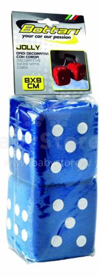 Decorative game dice DECORATIVE PLUSH, blue