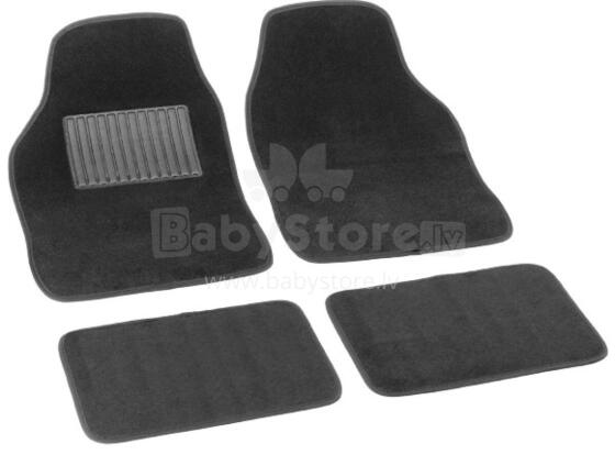 Set of textile car mats ''SOFT'', grey