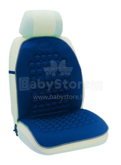 Top cover for car seats with magnets JAVA, blue