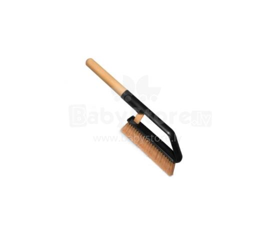 Snow brush with a wooden handle, 42 cm