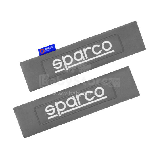 Sparco Seat Belt Pads Set, grey