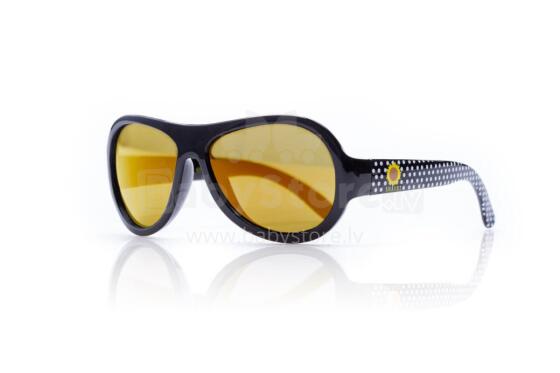 Akcija! SHADEZ Designer Polka Sunflower Black Junior bērnusaules brilles, 3-7 gadi