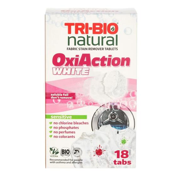 TRI-BIO TABLETES VEĻAS MAZGĀŠANAI OXY-ACTIOON WHITE, 18 TAB