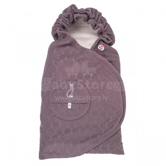 Lodger Wrapper Folklore Fleece ietinamā sedziņa 2 in 1, Mauve