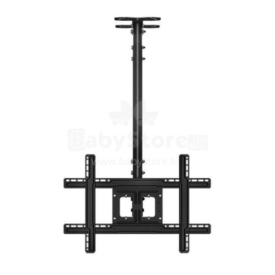 TV stiprinājums pie sienas 32-57 collas, līdz 65kg, melns