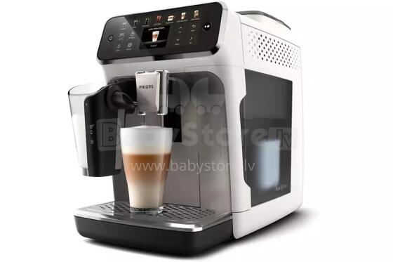 PHILIPS 4400 sērijas Pilnībā-automātisks Espresso kafijas automāts, balts