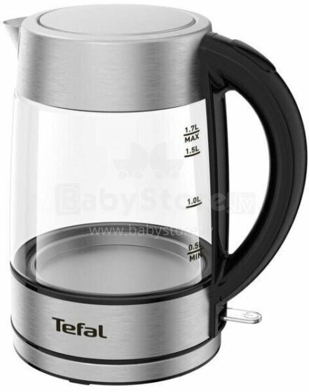 TEFAL tējkanna Double Layer, 1.7 L, nerūsējošā tērauda/caurspīdīga