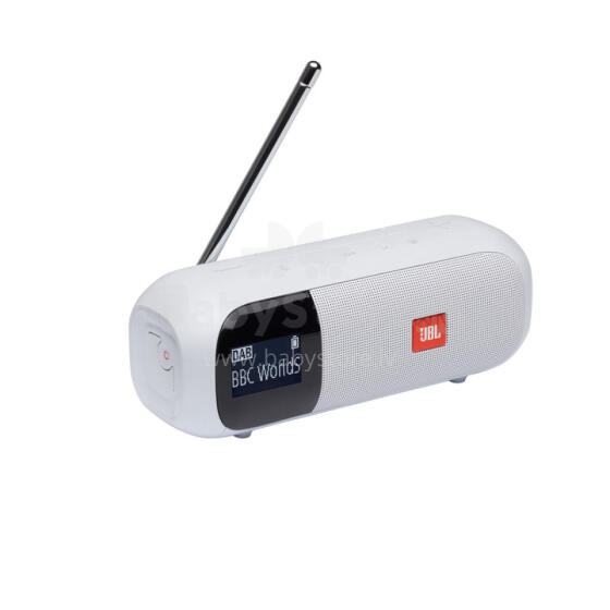 JBL radio ar bluetooth, balts