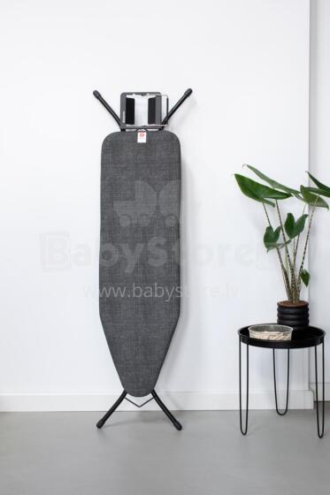 BRABANTIA gludināmā dēļa pārvalks, 124x38 cm, Denim Black (B) 4mm+ 4mm filcis