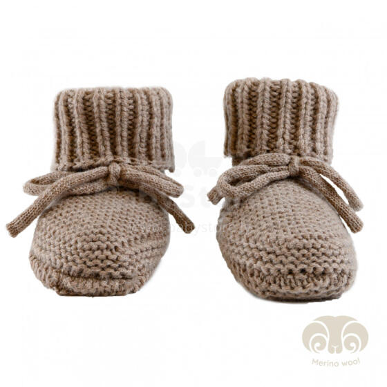 Lodger Slipper Folklore merino vilnas čībiņas, Buffalo, 0-6m