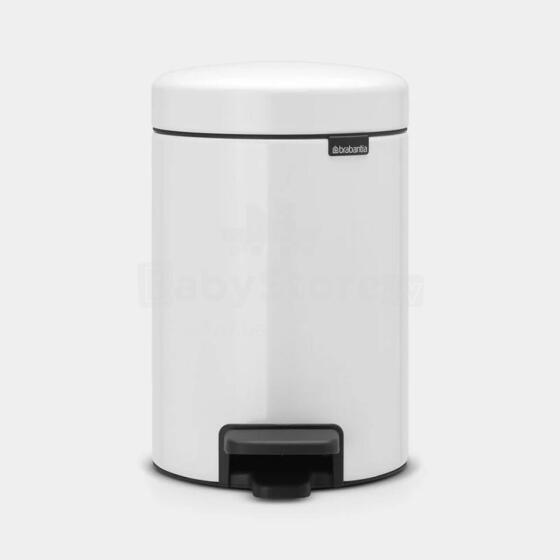 BRABANTIA atkritumu tvertne ar pedāli NewIcon, 3 l, White