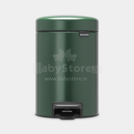 BRABANTIA atkritumu tvertne ar pedāli NewIcon, 3 l, Pine Green