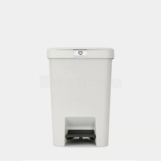 BRABANTIA atkritumu tvertne ar pedāli StepUp,25 l, Light Grey