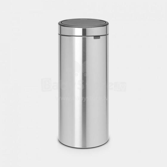 BRABANTIA aktritumu  tvertne Touch Bin 30l, Matt steel