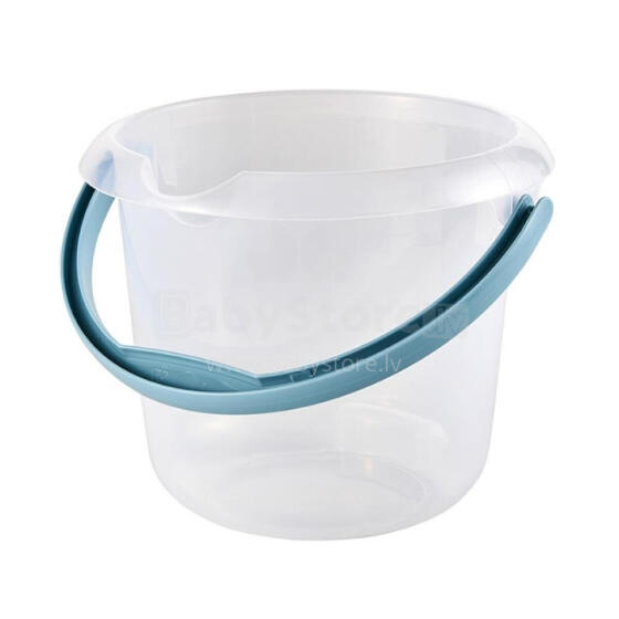 Bucket with spout 5L Mika &Oslash;24x20cm transparent