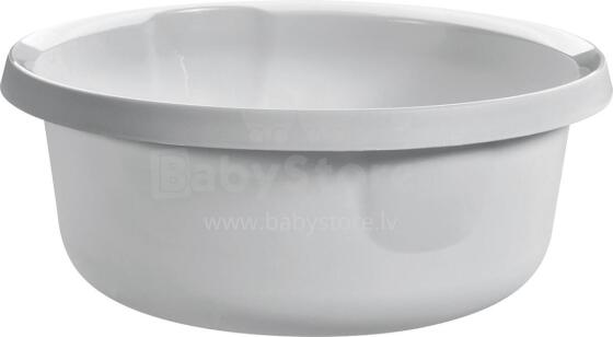 Essentials round bowl 10L grey