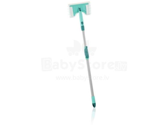 LEIFHEIT Flīžu un vannas istabas birste ar teleskopisku kātu 93&ndash;150cm Bath Cleaner micro duo