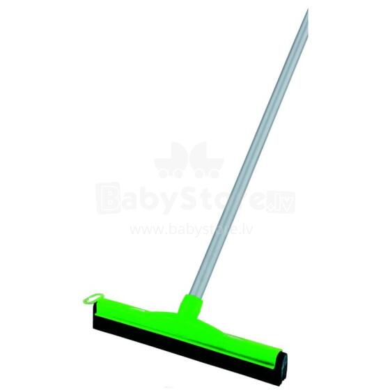 Floor brush for water collection with telescopic handle