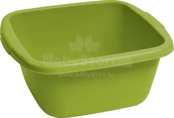 Square bowl 10L green