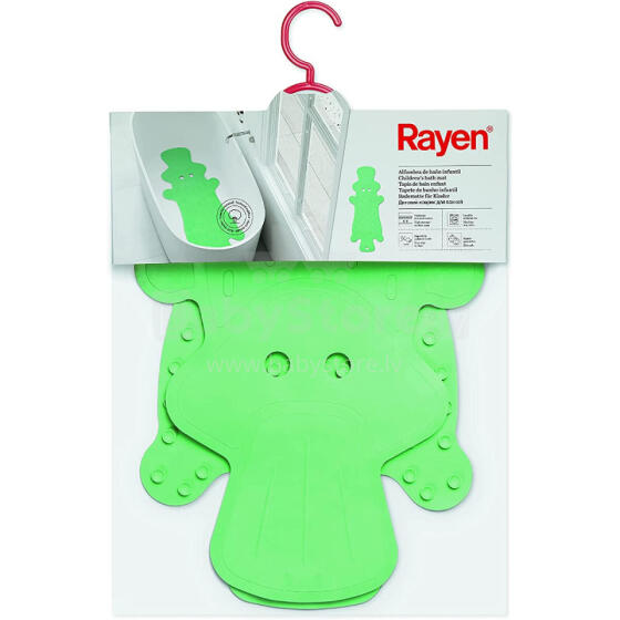 Bath mat for children 86x33cm green