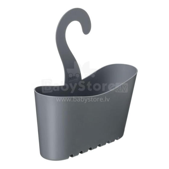 Hanging bathroom multifunctional shelf 25x9x28cm grey