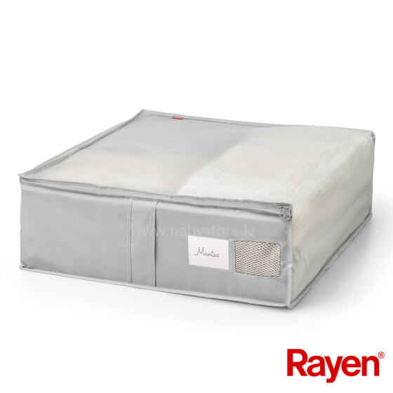 Premium grey blanket box 65x55x20cm