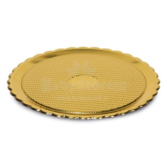 Plastic trays gold set of 2 Easy Bake &Oslash;28cm 