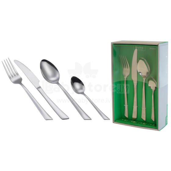 Cutlery set 24pcs. Bistro 4,0/1,7/1,7/1,7/1,5mm