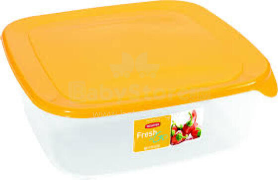 Food container square 2,9L Fresh&amp;amp;Go yellow