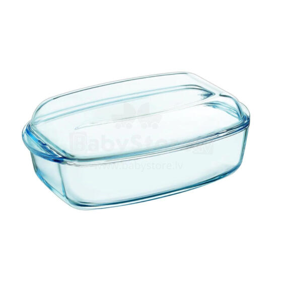 Pyrex karščiui atsparus indas su dangčiu Essentials, 6.5 l