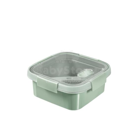 Food container Lunch square 0,9L Smart Eco To Go 16x16x7cm soft green